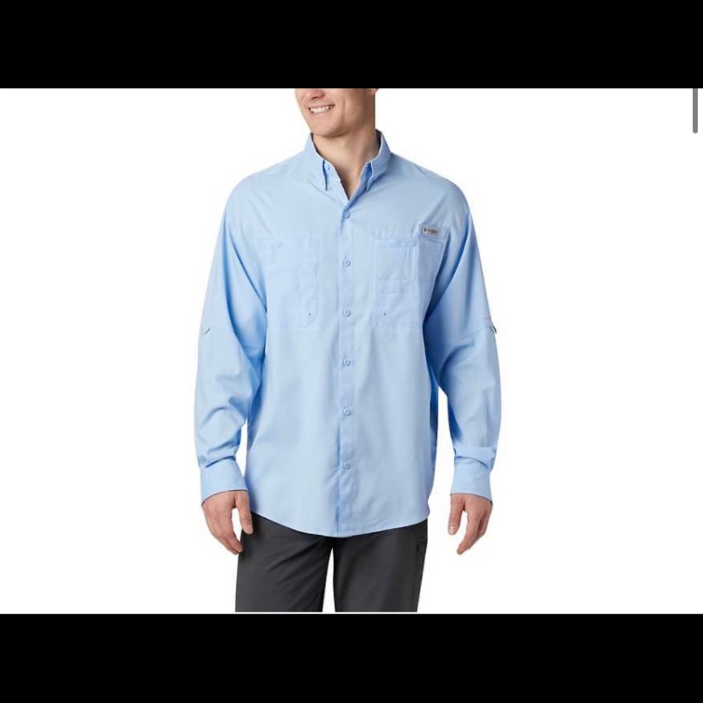 Columbia PFG long sleeve blue XL